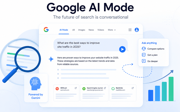 Google AI Mode: как работает новый поиск Google и что делать сайту
