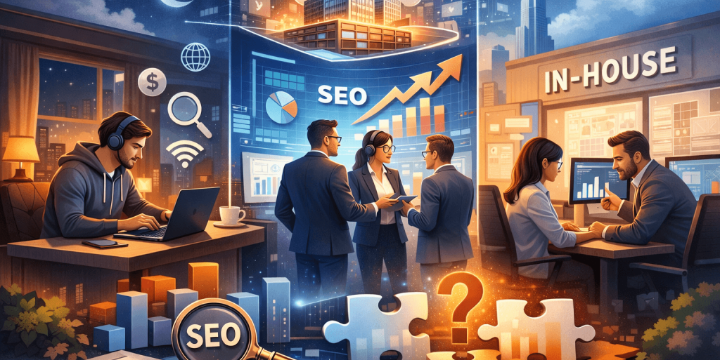 Как выбрать SEO специалиста для вашего бизнеса: фрилансер, агентство или инхаус – что лучше в 2026 году
