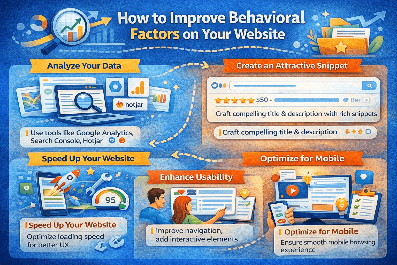 Поведенческие факторы SEO – как повысить эффективность сайта и увеличить видимость без накруток