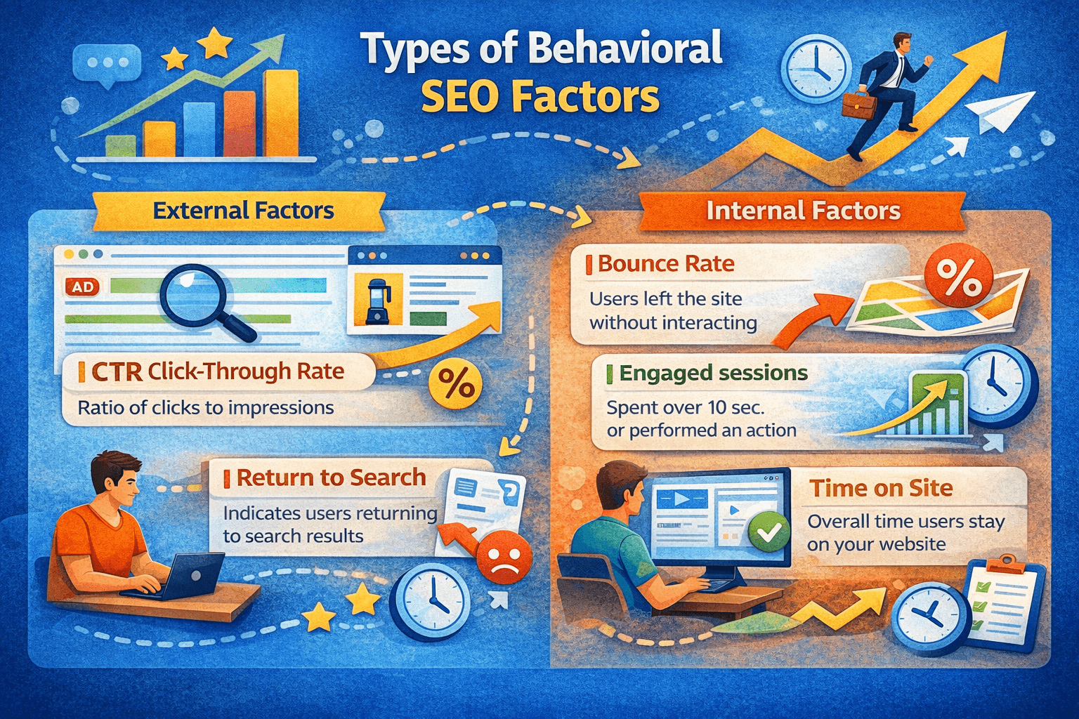 Поведенческие факторы SEO – как повысить эффективность сайта и увеличить видимость без накруток