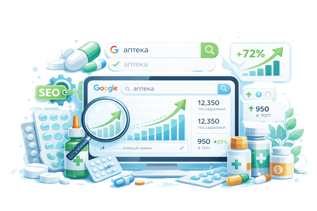 SEO просування для аптек